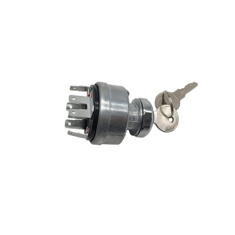 AIB2C Ignition Switch with 2 Keys 282775A1 A134737 D134737 for Case IH/International Harvester AR58126 for John Deere - Image 1